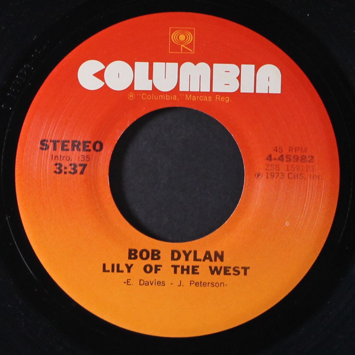 a fool such as i / lily of the west by BOB DYLAN