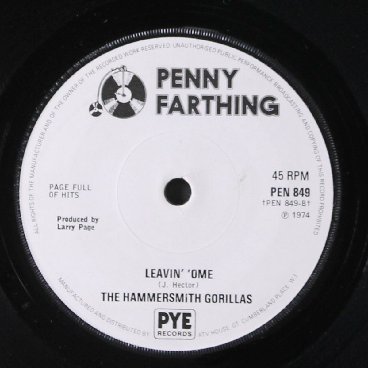 you really got me / leavin' home by HAMMERSMITH GORILLAS
