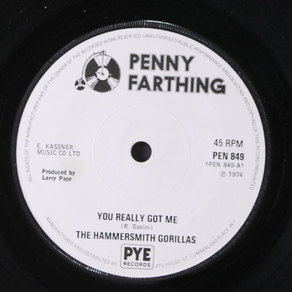 you really got me / leavin' home by HAMMERSMITH GORILLAS