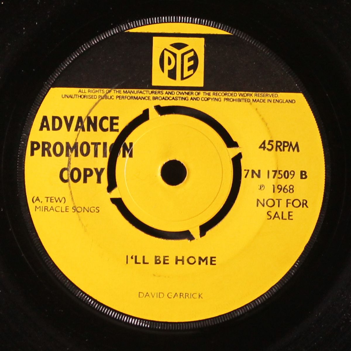rainbow / i'll be home by DAVID GARRICK