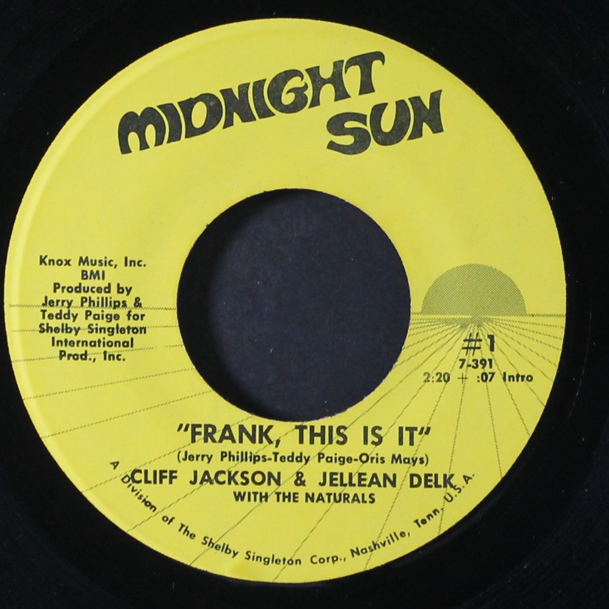 frank, this is it / blues walk by CLIFF JACKSON