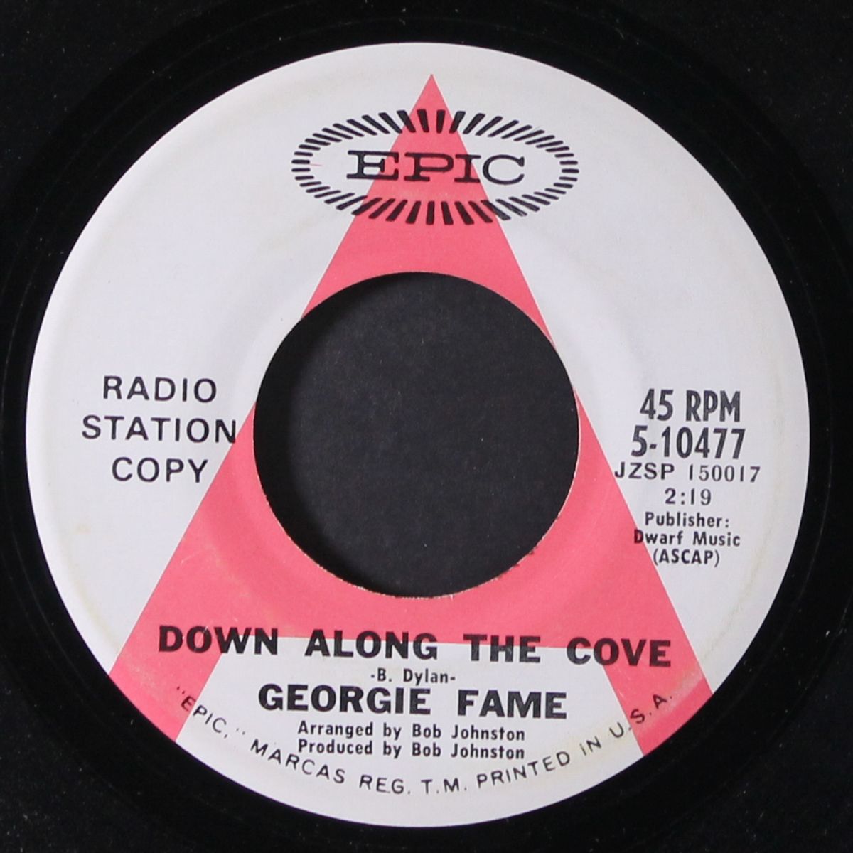 down along the cove by GEORGIE FAME