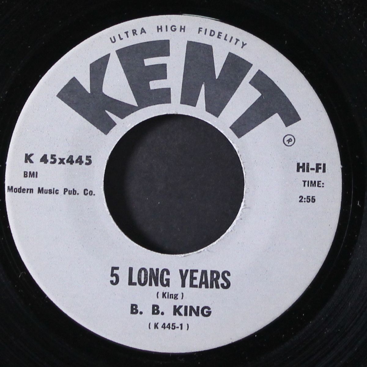 love, honor and obey / 5 long years by B.B. KING