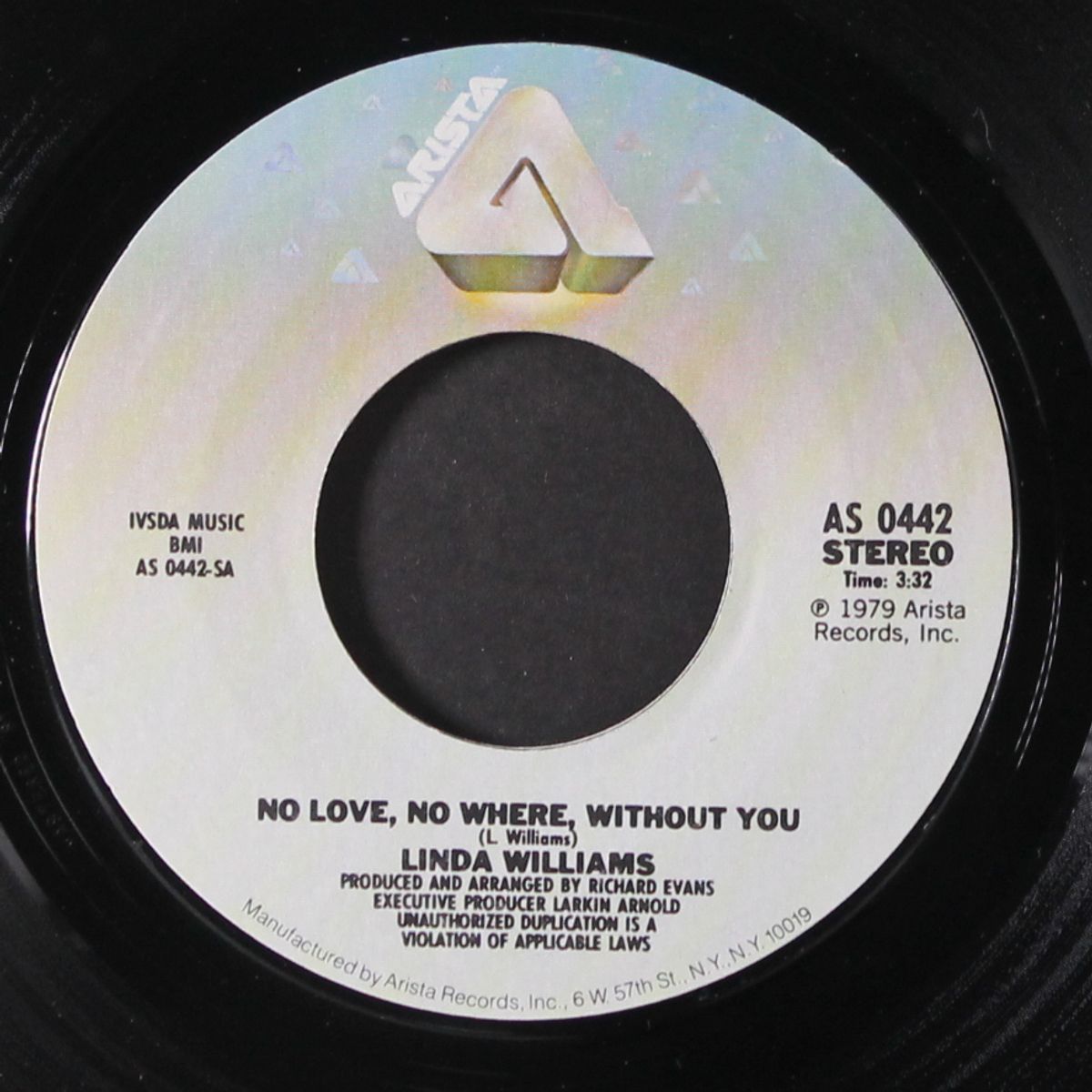 no love, no where, without you / happy music by LINDA WILLIAMS