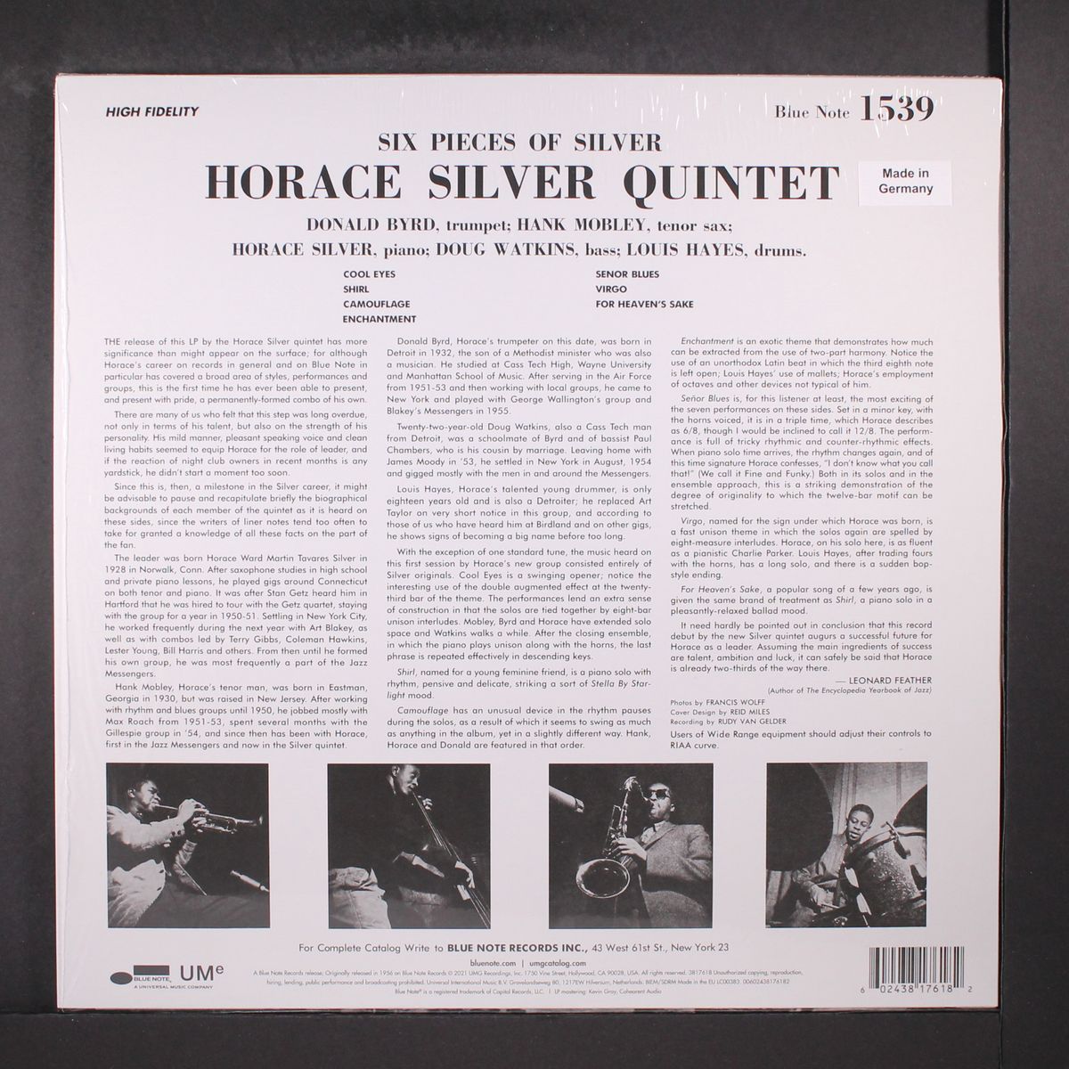 6 pieces of silver by HORACE SILVER QUINTET
