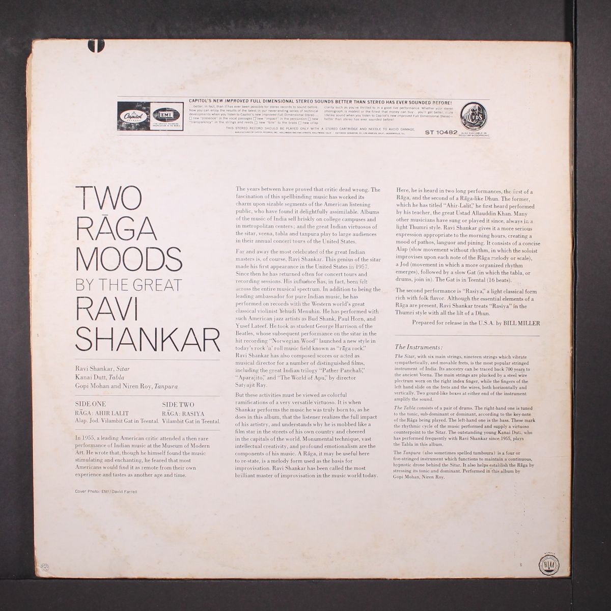two raga moods by RAVI SHANKAR