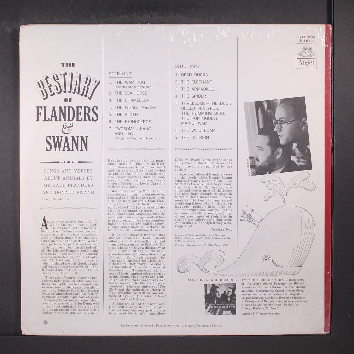 the bestiary of flanders & swann by MICHAEL FLANDERS & DONALD SWANN