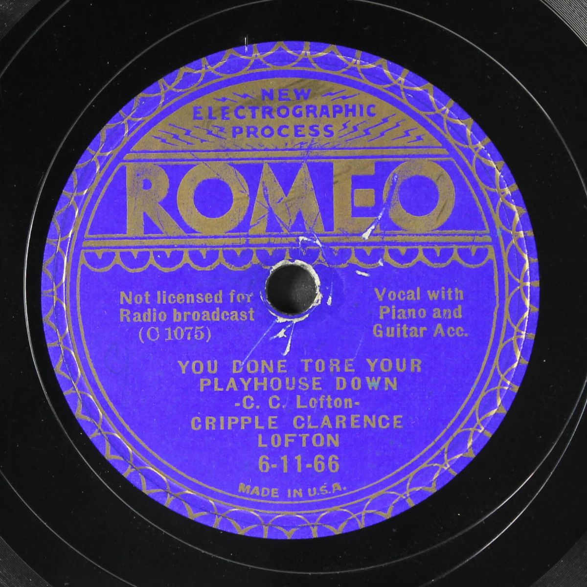 brown skin girls / you done tore your playhouse down by CRIPPLE CLARENCE LOFTON