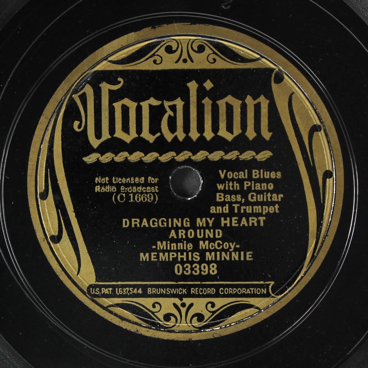 out in the cold / dragging my heart around by MEMPHIS MINNIE
