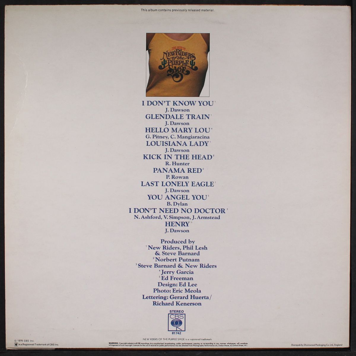 best of by NEW RIDERS OF THE PURPLE SAGE