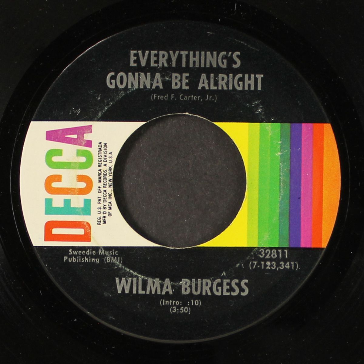 everything's gonna be alright / until my dreams come true by WILMA BURGESS