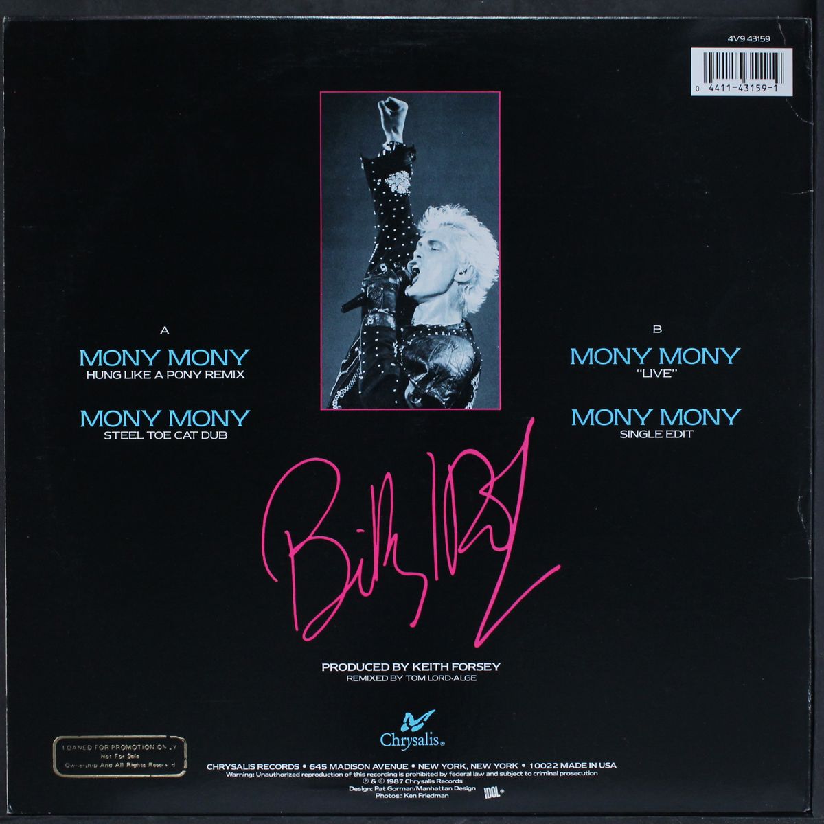 mony mony live by BILLY IDOL