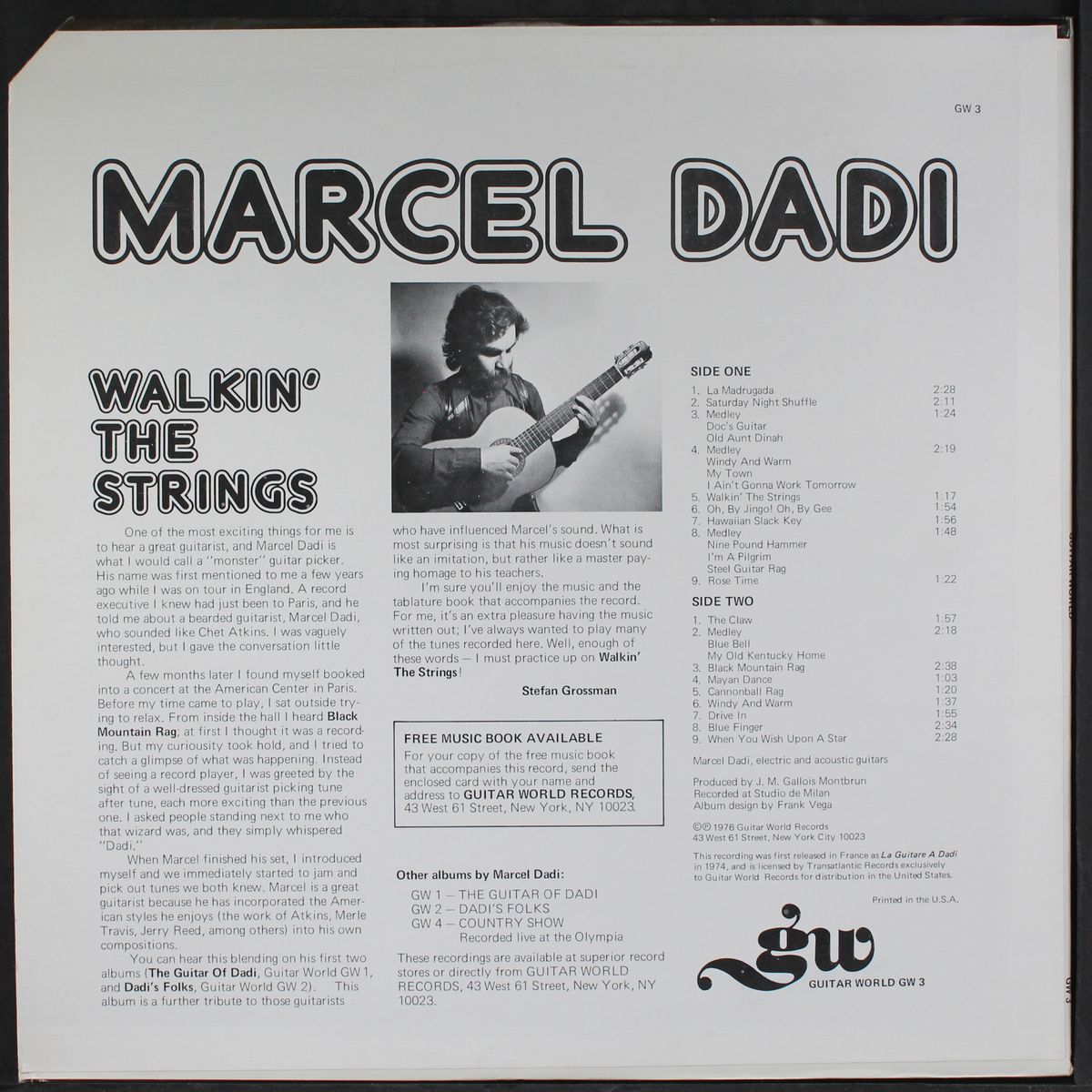 walkin' the strings by MARCEL DADI