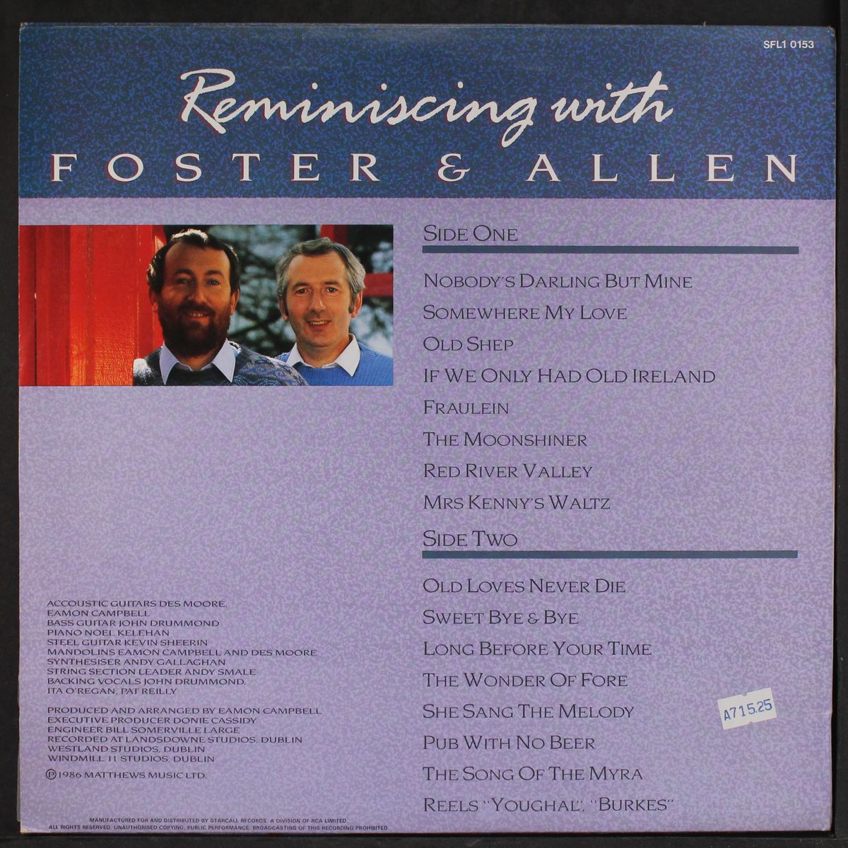 reminiscing with by FOSTER & ALLEN