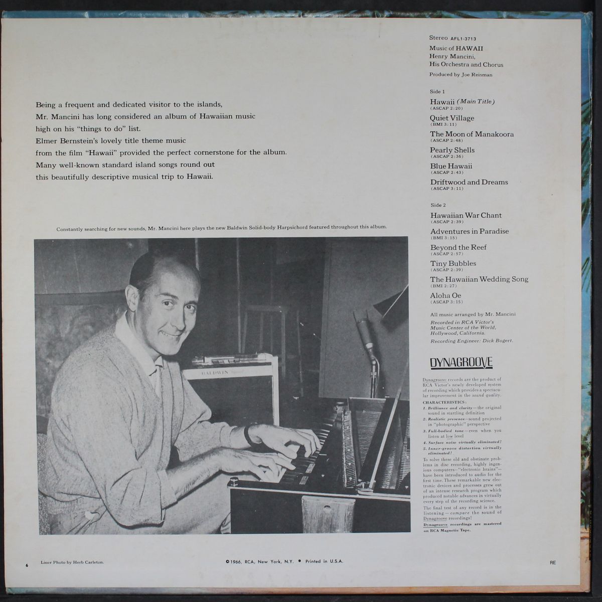 music of hawaii by HENRY MANCINI