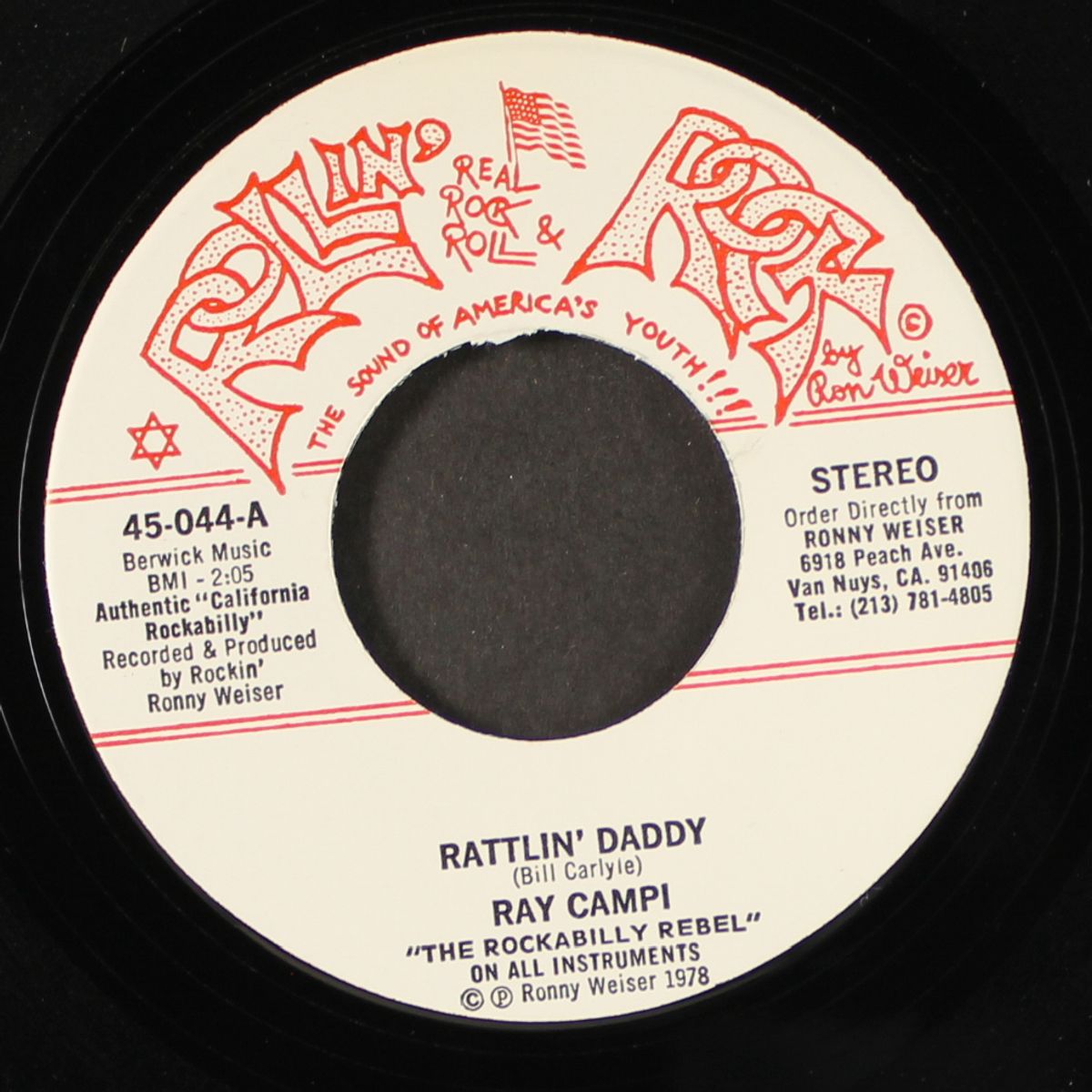 rattlin' daddy / wild one by RAY CAMPI