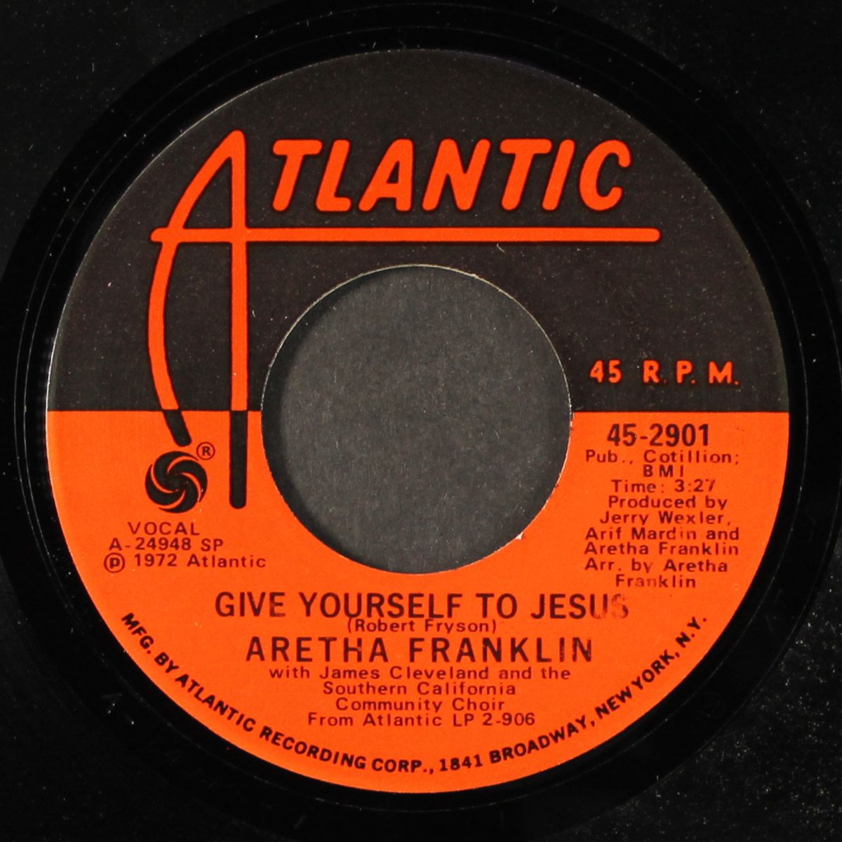 wholy holy / give yourself to jesus by ARETHA FRANKLIN