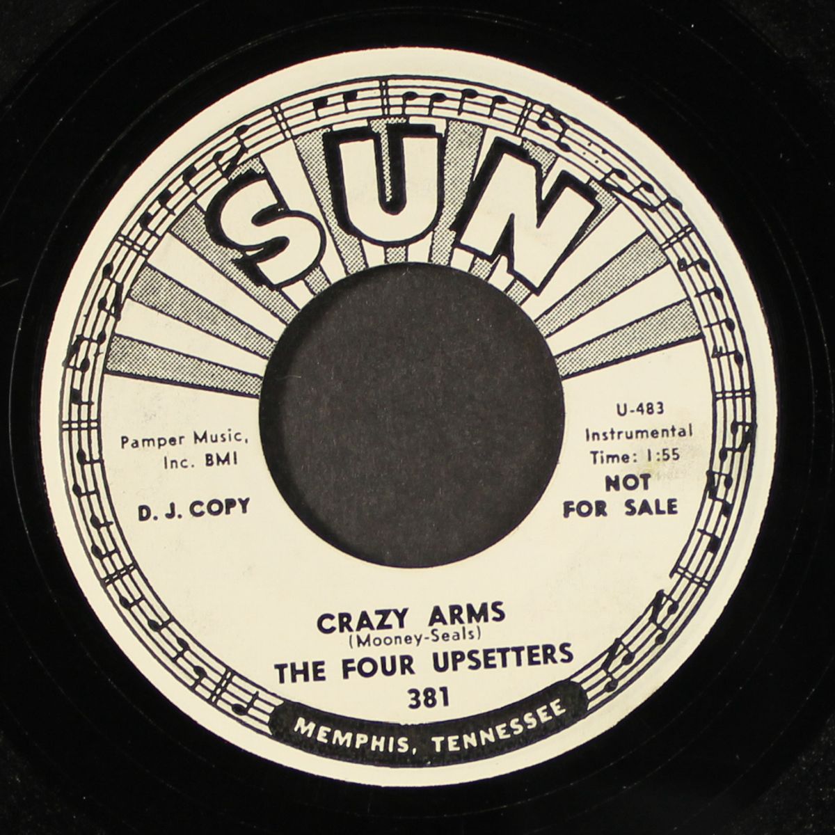 crazy arms / midnight soiree by FOUR UPSETTERS