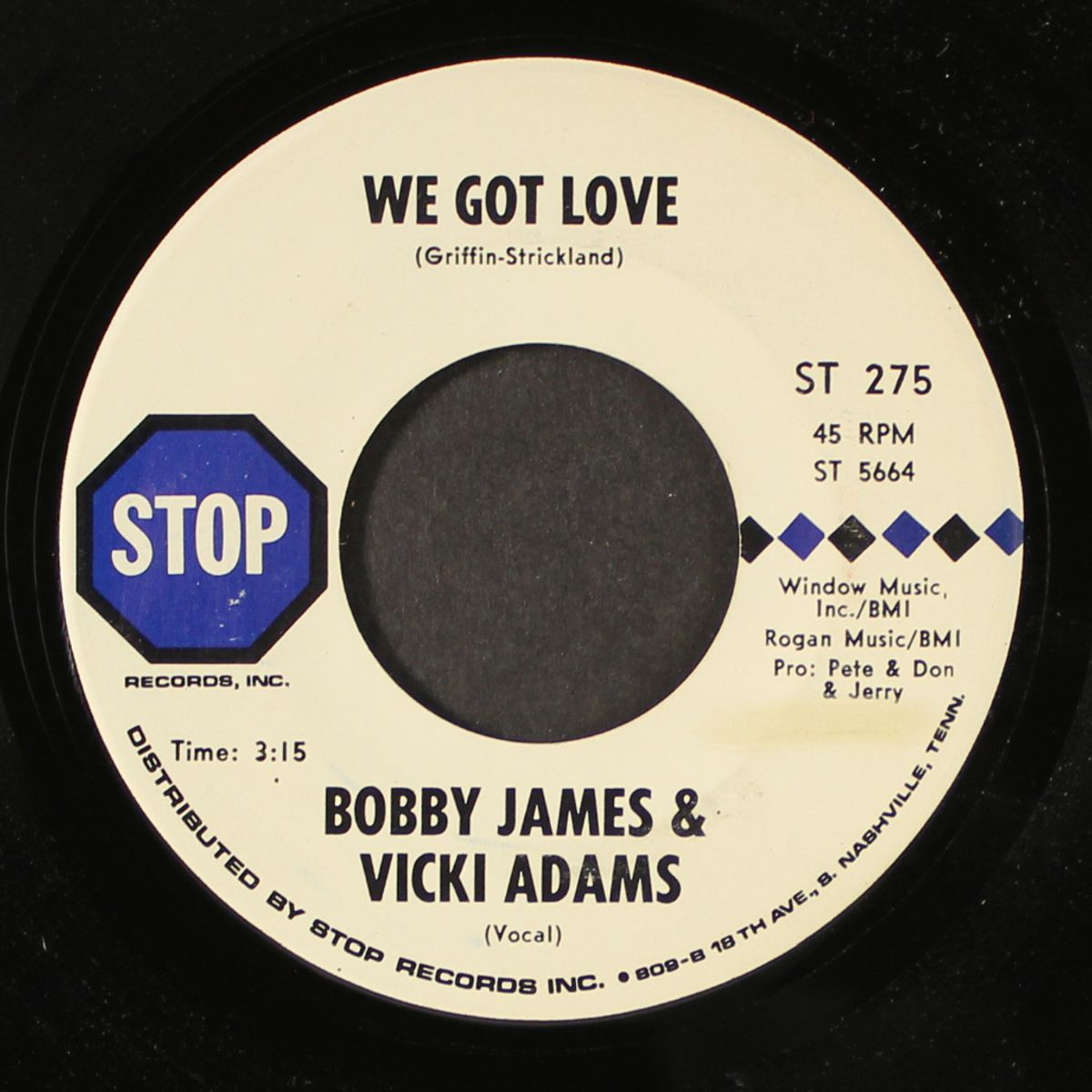 love is such a sweet thing / we got love by BOBBY JAMES & VICKI ADAMS