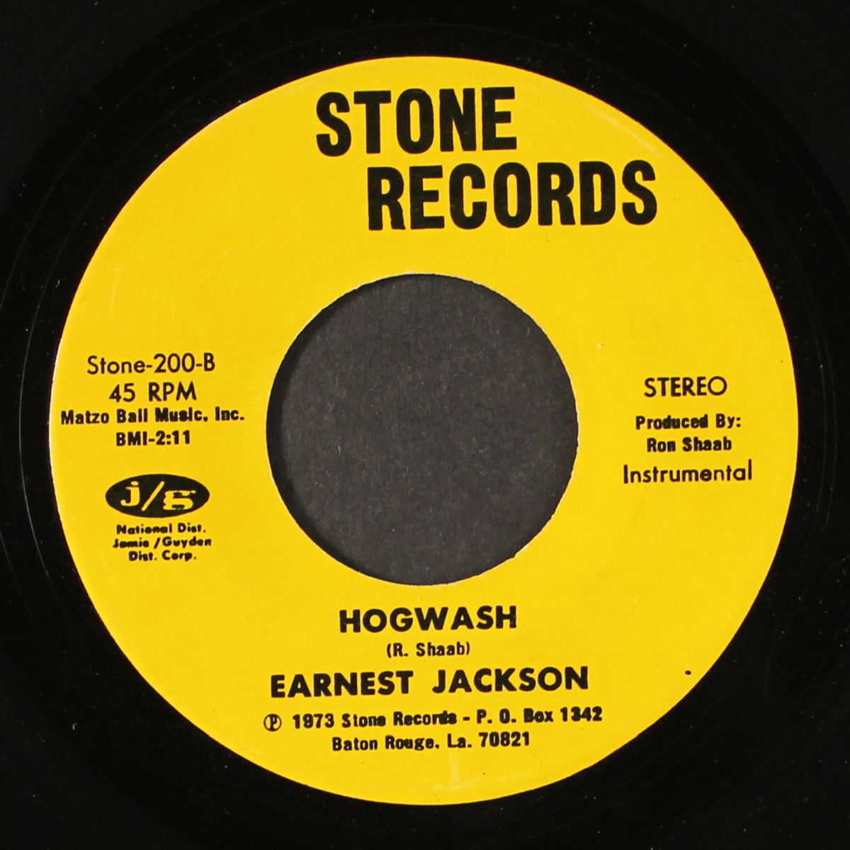 hogwash / love and happiness by EARNEST JACKSON