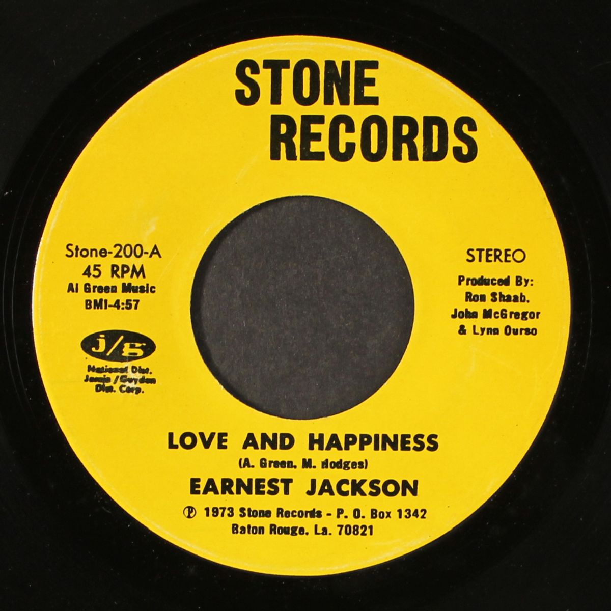 hogwash / love and happiness by EARNEST JACKSON