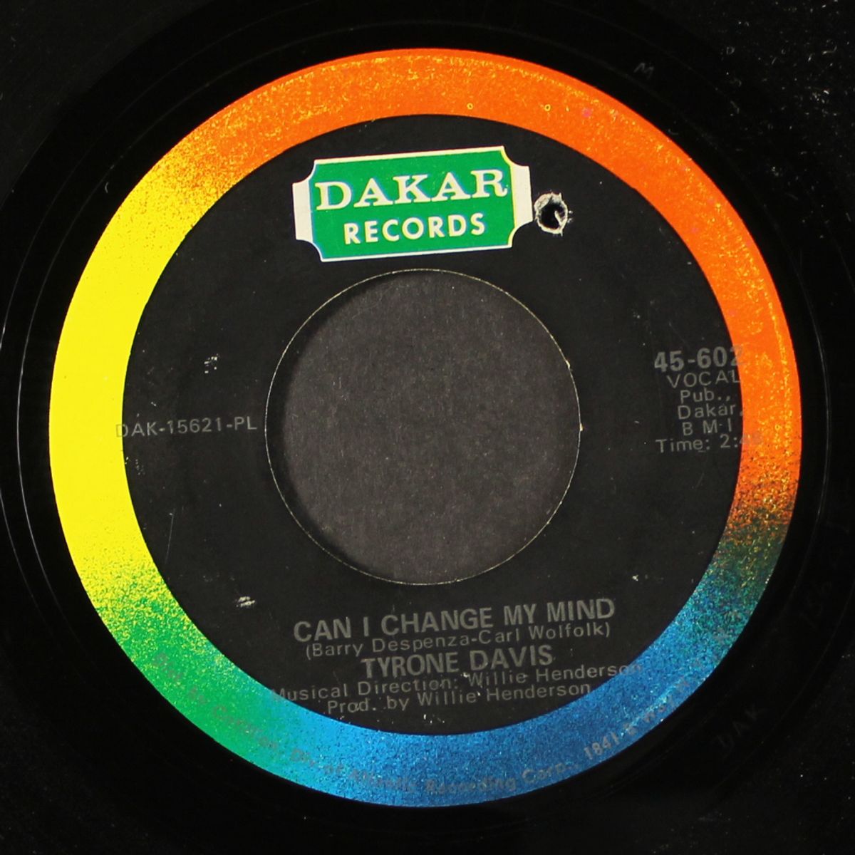 can i change my mind / a woman needs to be loved by TYRONE DAVIS