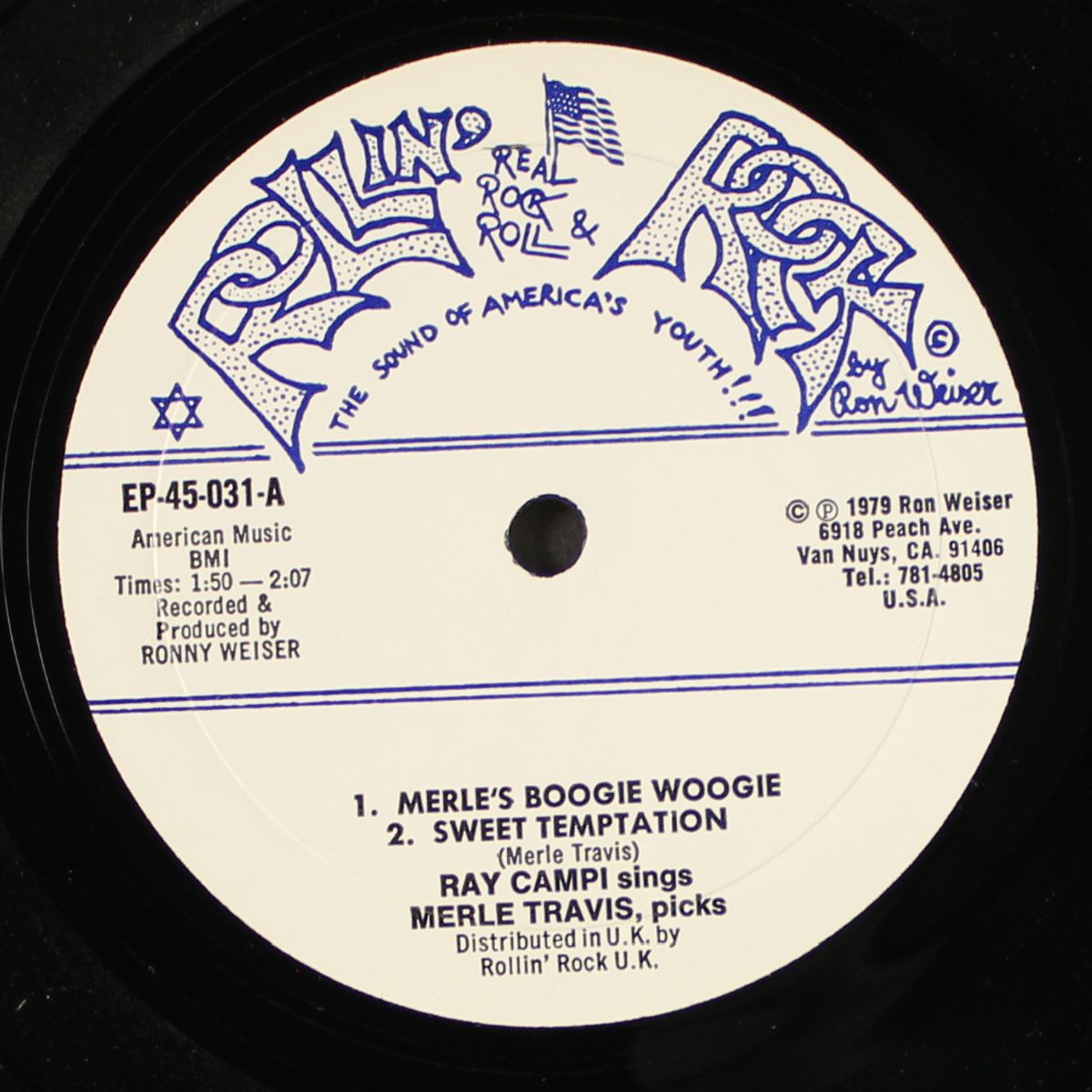 merle's boogie woogie + 3 by RAY CAMPI & MERLE TRAVIS