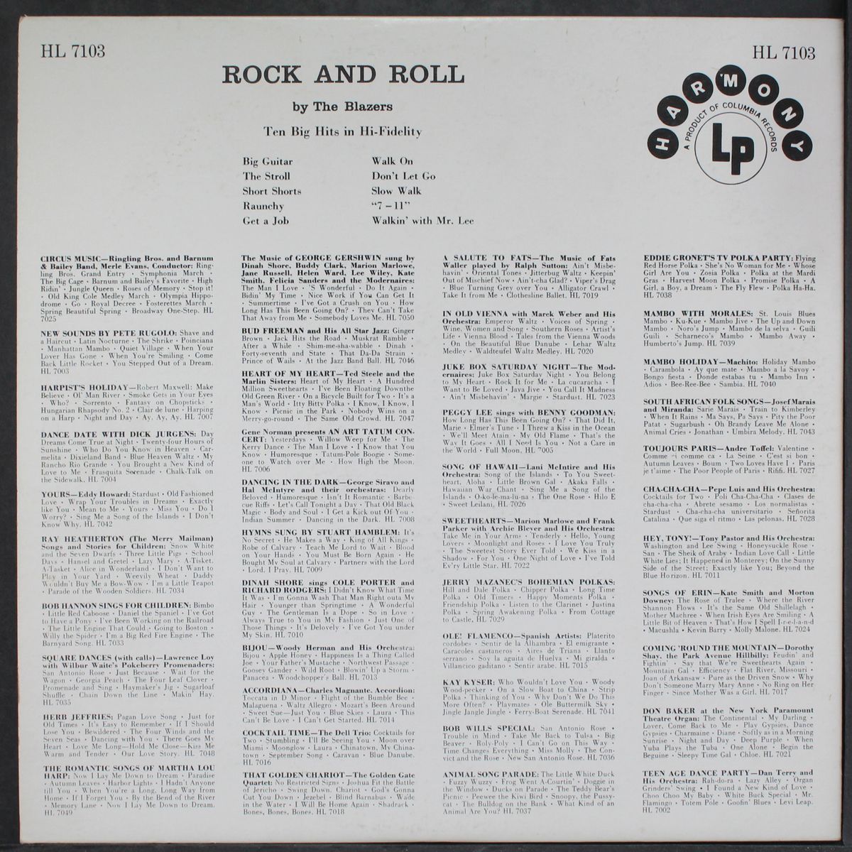 rock and roll by BLAZERS