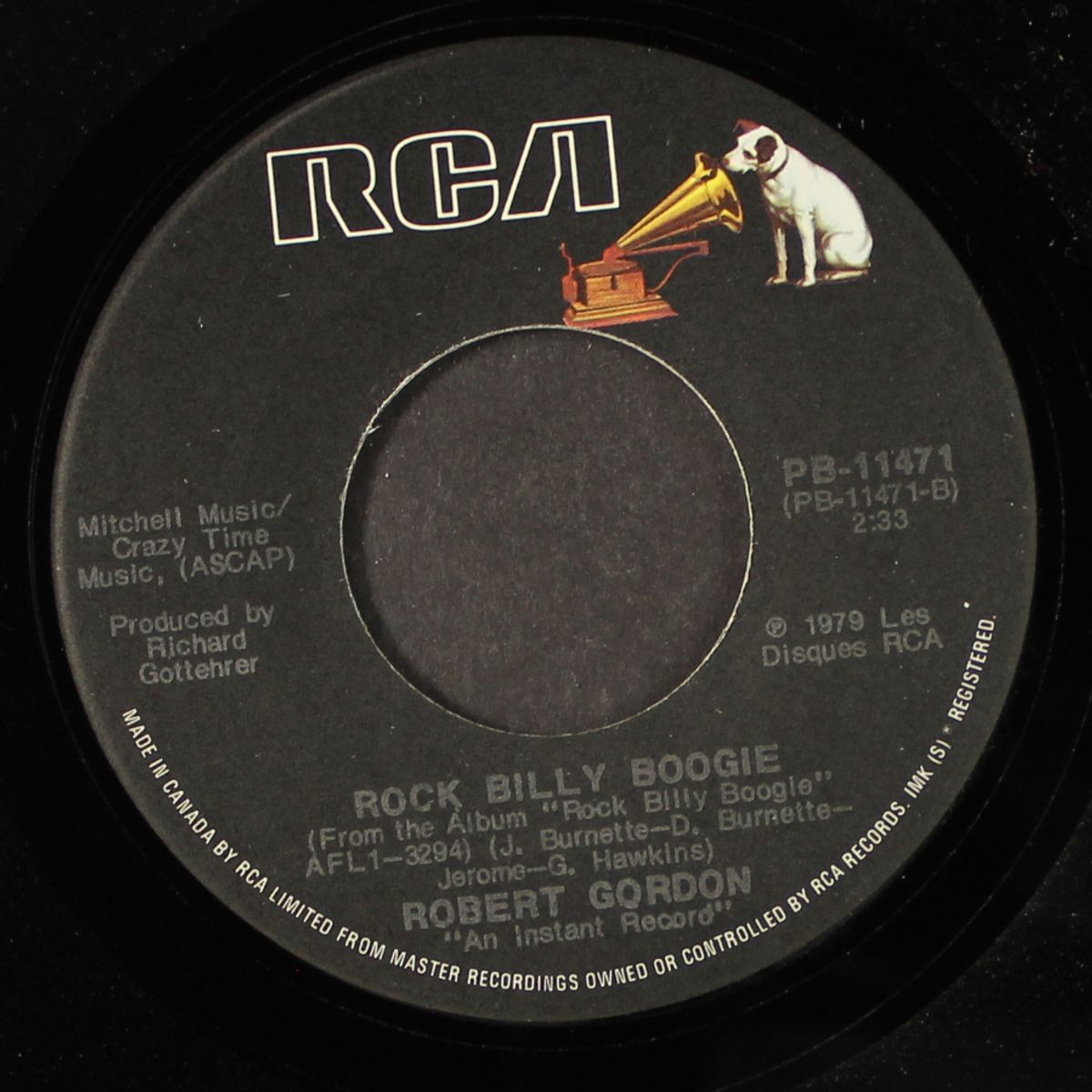 rock billy boogie / it's only make believe by ROBERT GORDON