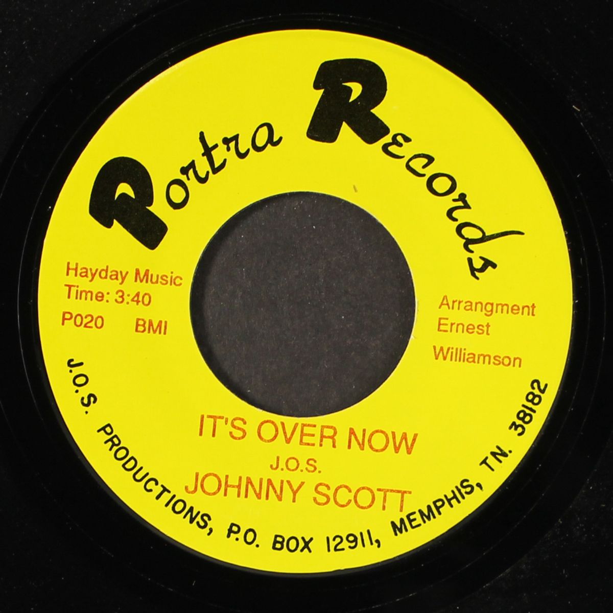it's over now / baby i give by JOHNNY SCOTT