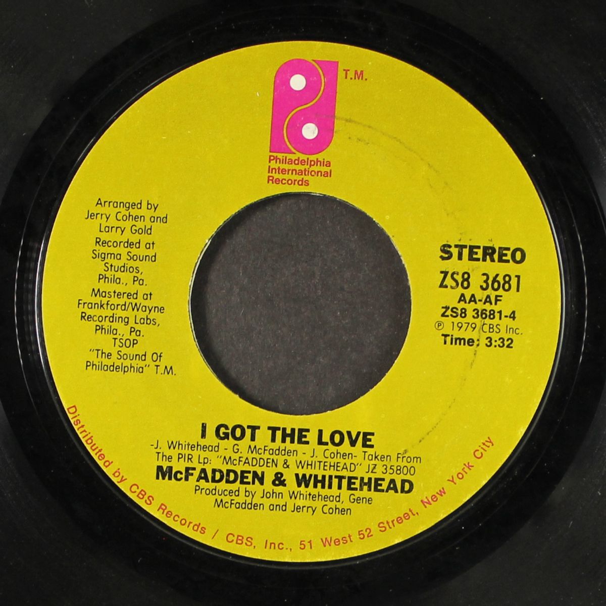 ain't no stopping us now / i got the love by MCFADDEN & WHITEHEAD