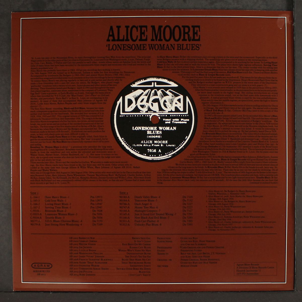 lonesome woman blues by ALICE MOORE