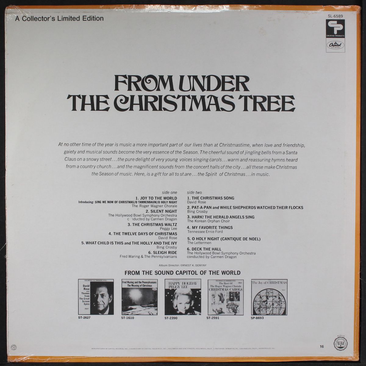 from under the christmas tree by VARIOUS