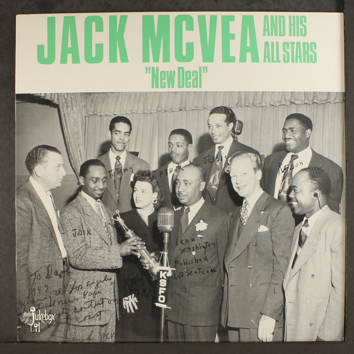 new deal by JACK MCVEA