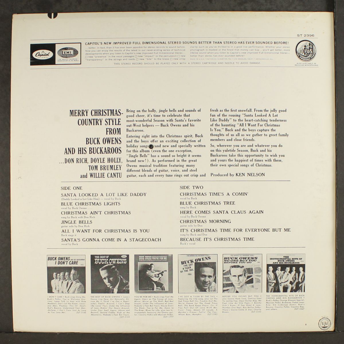 christmas with buck owens and his buckaroos by BUCK OWENS