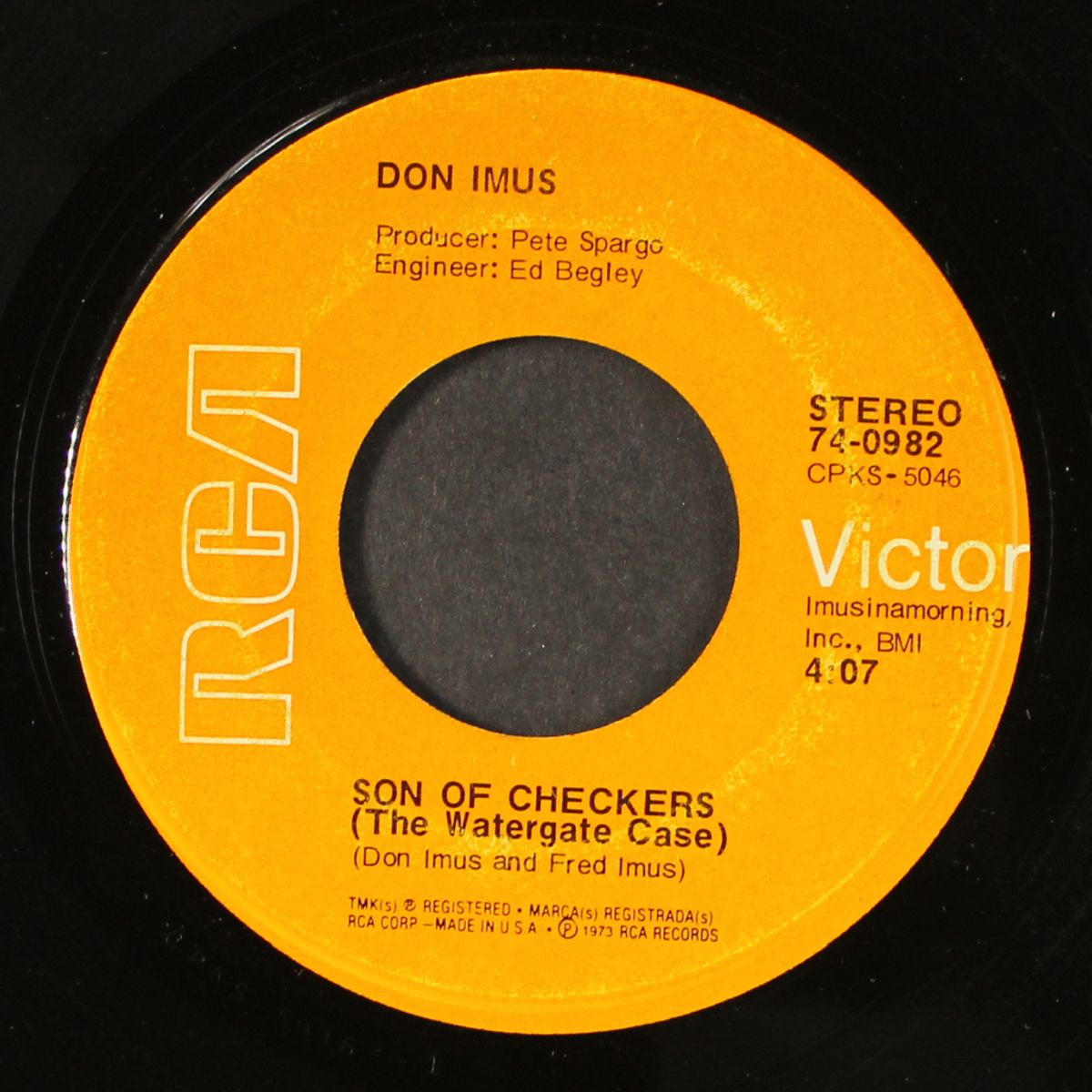 son of checkers by DON IMUS