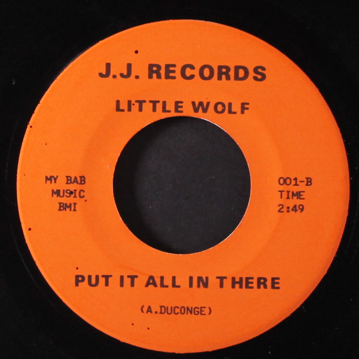 the wolf won't howl no more / put it all in there by LITTLE WOLF