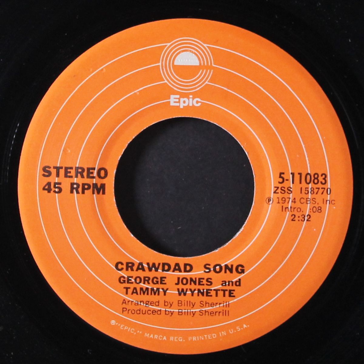 the jet set / the crawdad song by GEORGE JONES & TAMMY WYNETTE