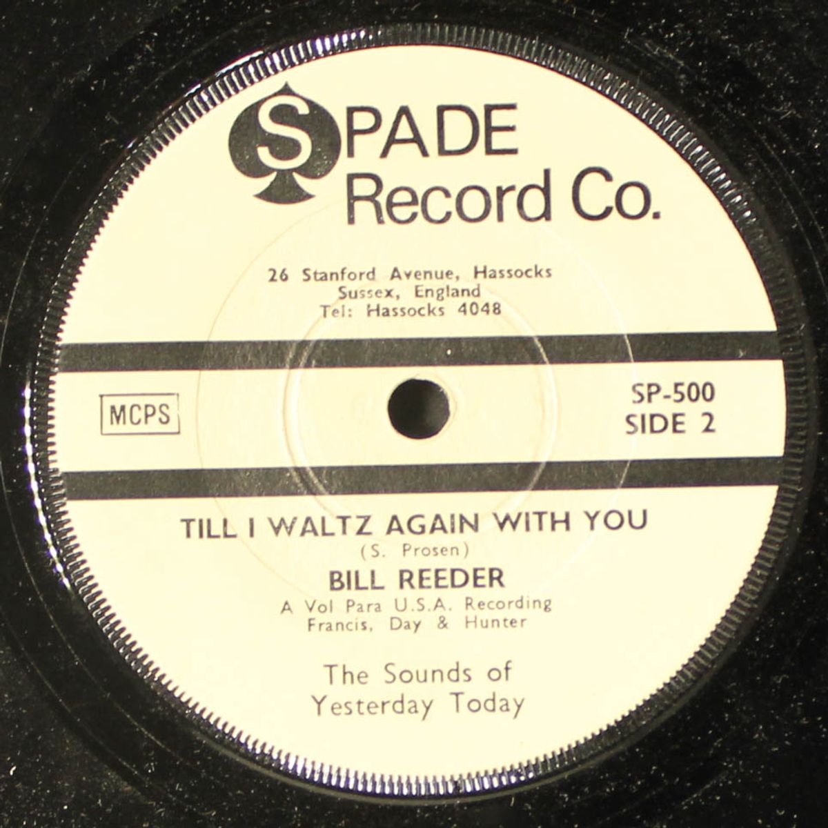 ten long fingers / till i waltz again with you by (GROOVE) JOE POOVEY / BILL REEDER