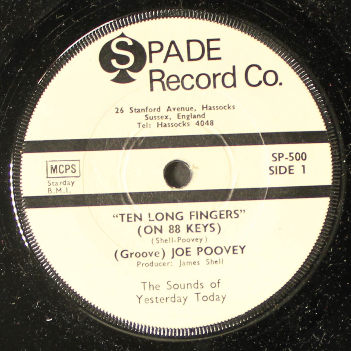 ten long fingers / till i waltz again with you by (GROOVE) JOE POOVEY / BILL REEDER