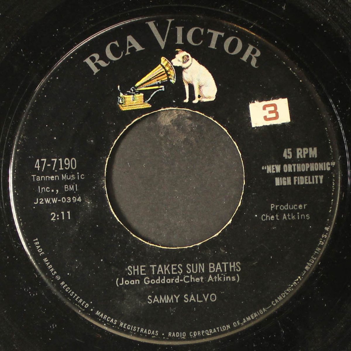 she takes sun baths / julie doesn't love me anymore by SAMMY SALVO