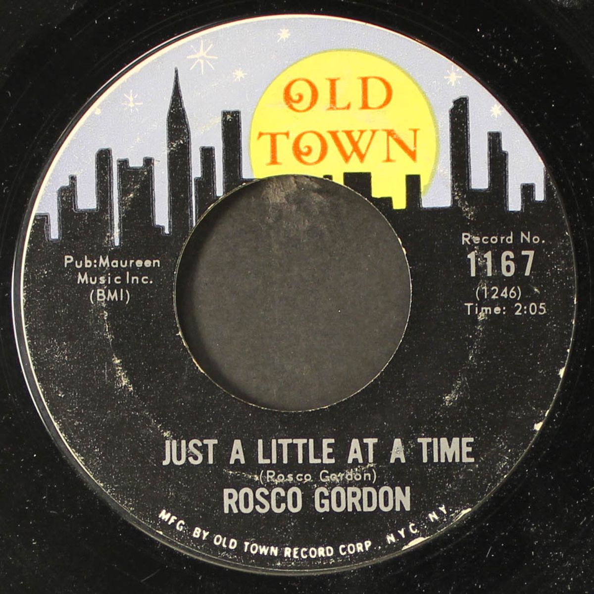 just a little at a time / gotta keep rolling by ROSCO GORDON
