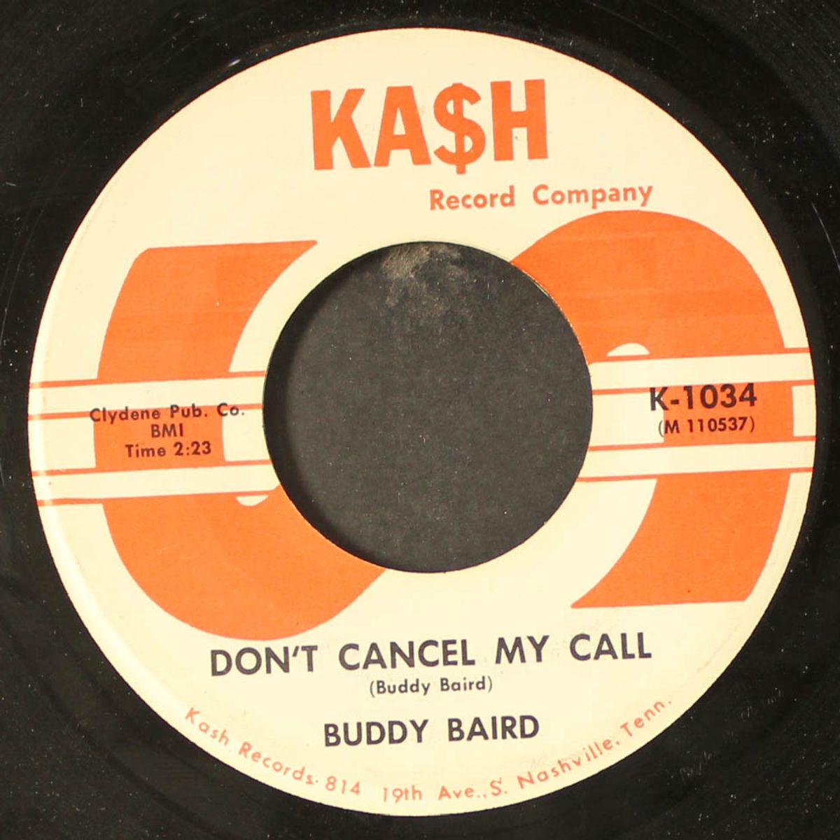 don't cancel my call / can't get used to lonesome by BUDDY BAIRD
