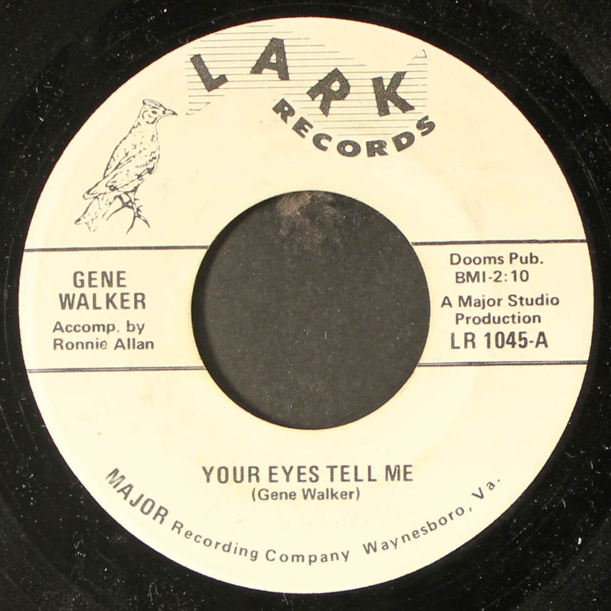 your eyes tell me / blue light waltz by GENE WALKER