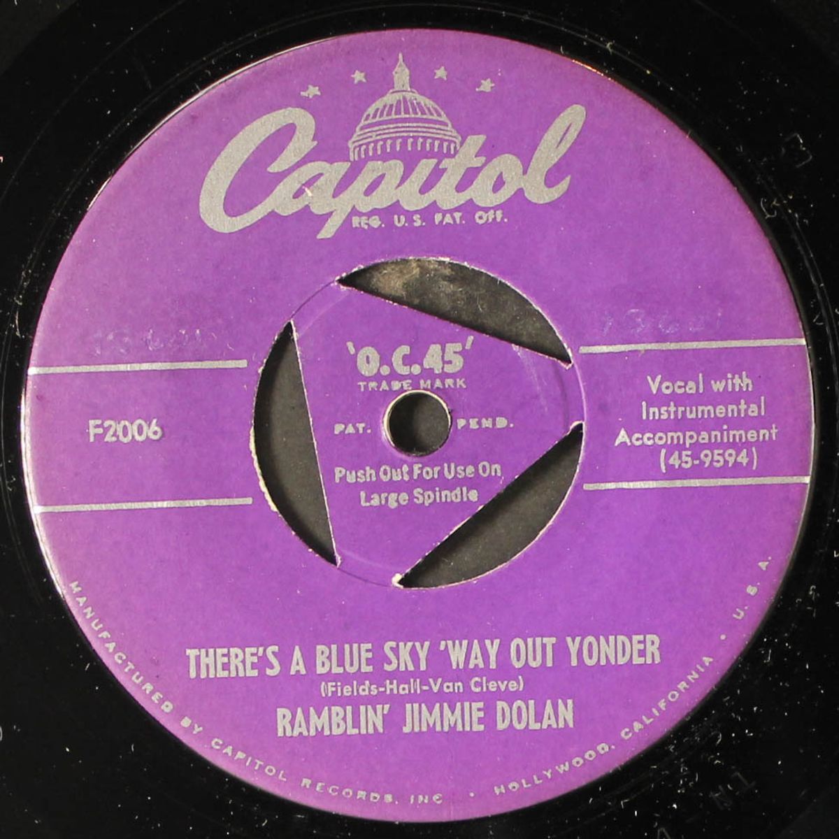 got my heart set on you / there's a blue sky way out yonder by RAMBLIN' JIMMIE DOLAN
