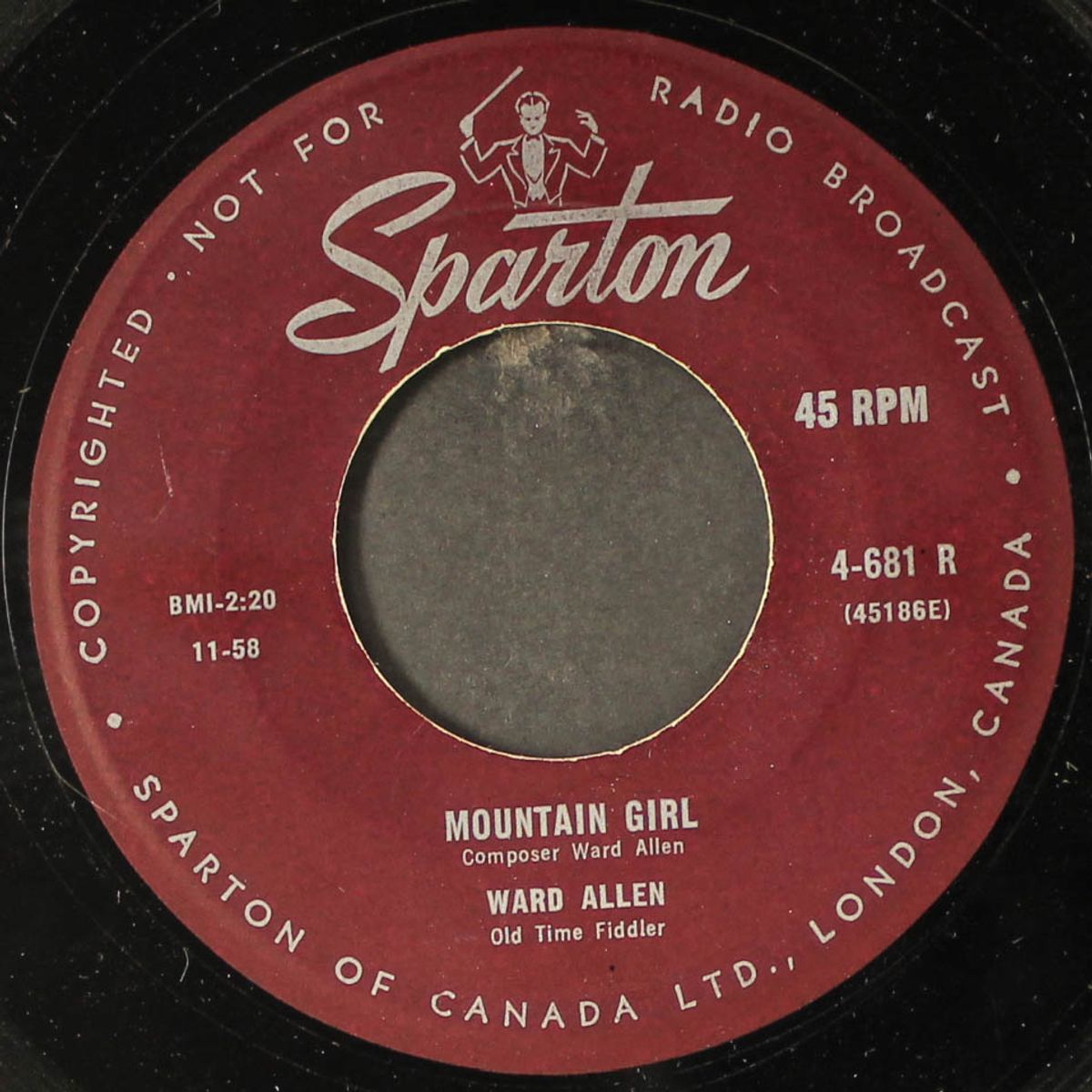 the road to boston / mountain girl by WARD ALLEN