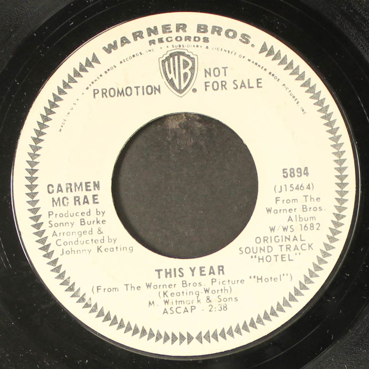 hotel / this year by CARMEN MCRAE