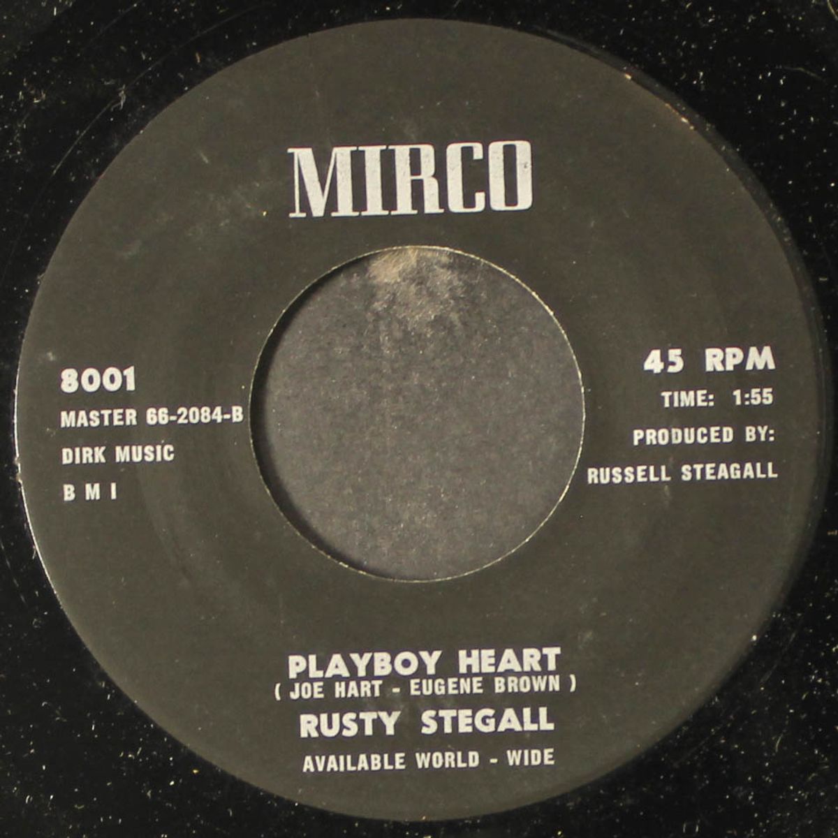 motel rooms and coffee shops / playboy heart by RUSTY STEGALL