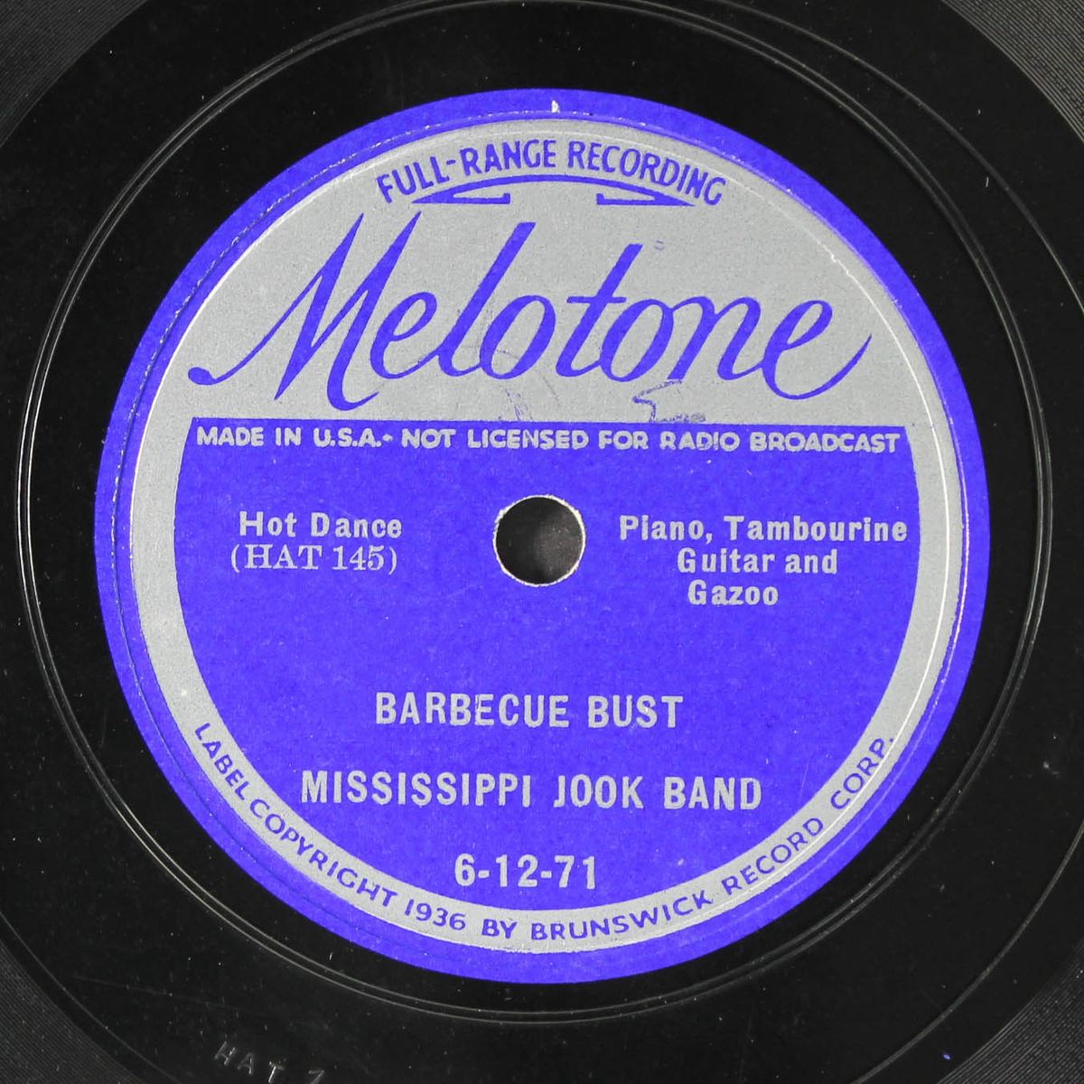 dangerous woman / barbecue bust by MISSISSIPPI JOOK BAND