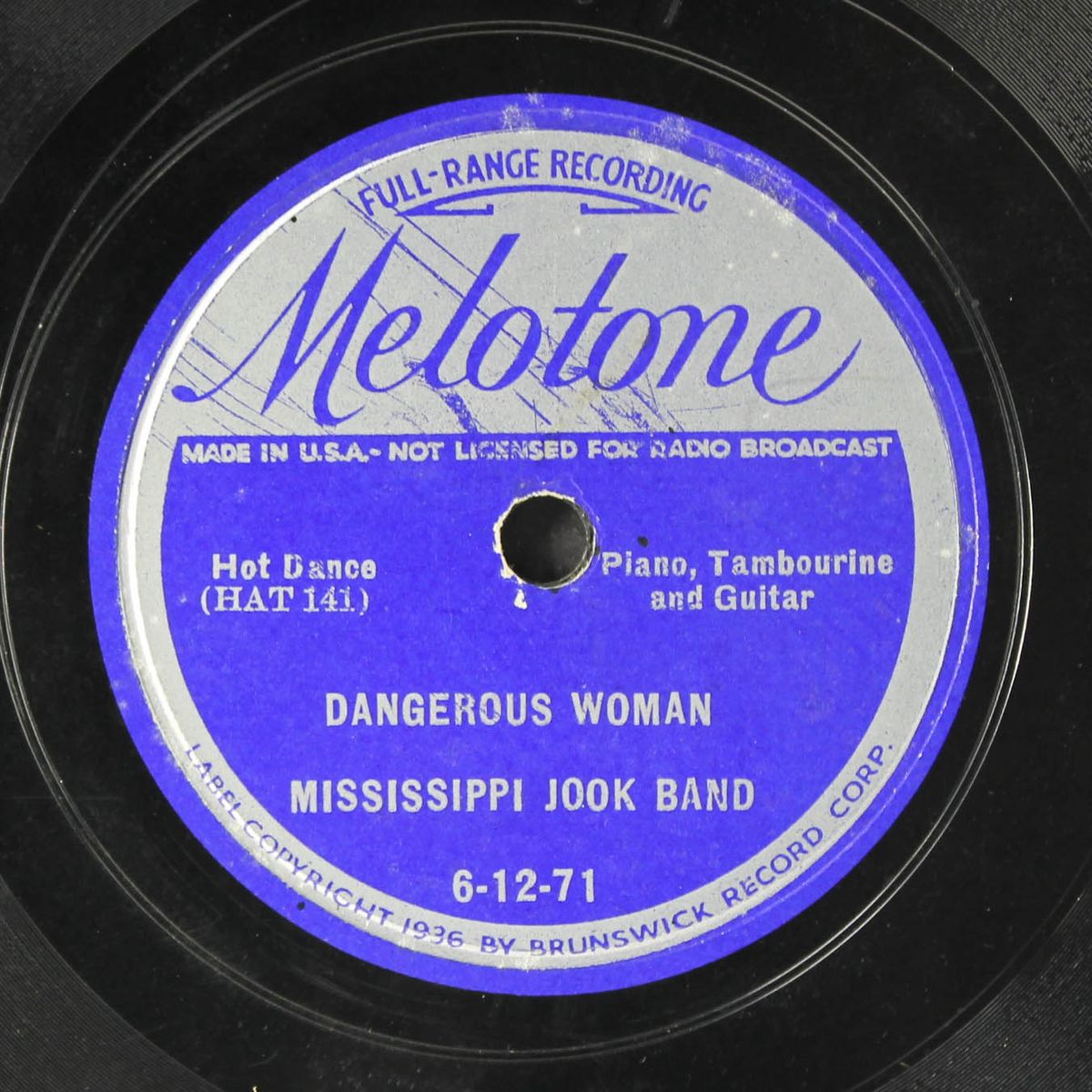 dangerous woman / barbecue bust by MISSISSIPPI JOOK BAND